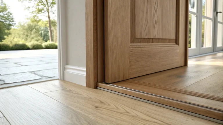 Kusen dan pintu kayu terpasang presisi